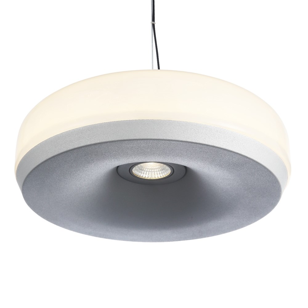 Светильник подвесной Volcano Wide Grey/Milk