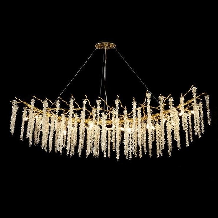 Люстра Sinfonia di Luce Gold Arco L 180 см