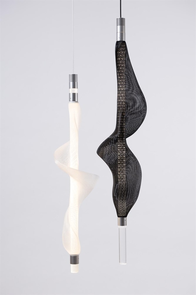 Светильник подвесной Vapour Vertical Black H130