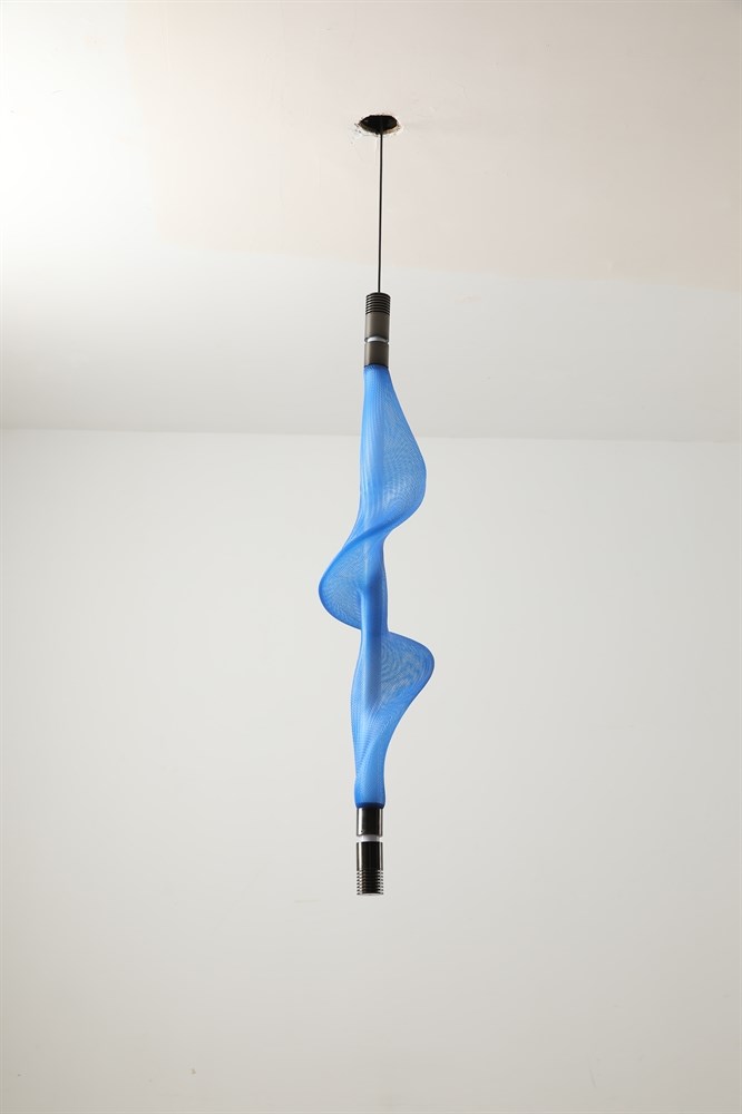 Светильник подвесной Vapour Vertical Blue H80