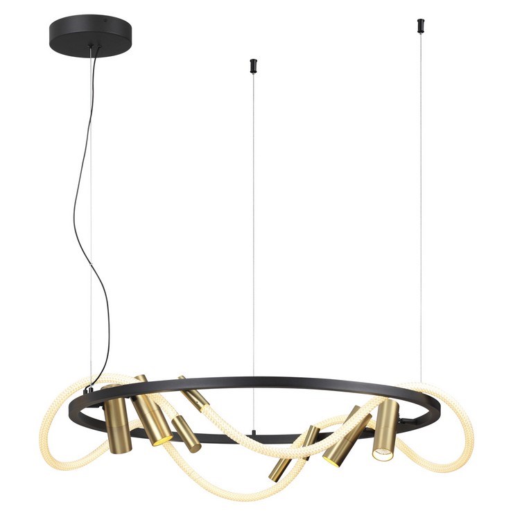 Люстра подвесная Tracer Bar  D90 Gold